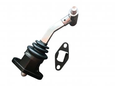 Sport Schalthebel Empi T Style Käfer  Karmann Kübel Typ3 kurz 10" Alu poliert